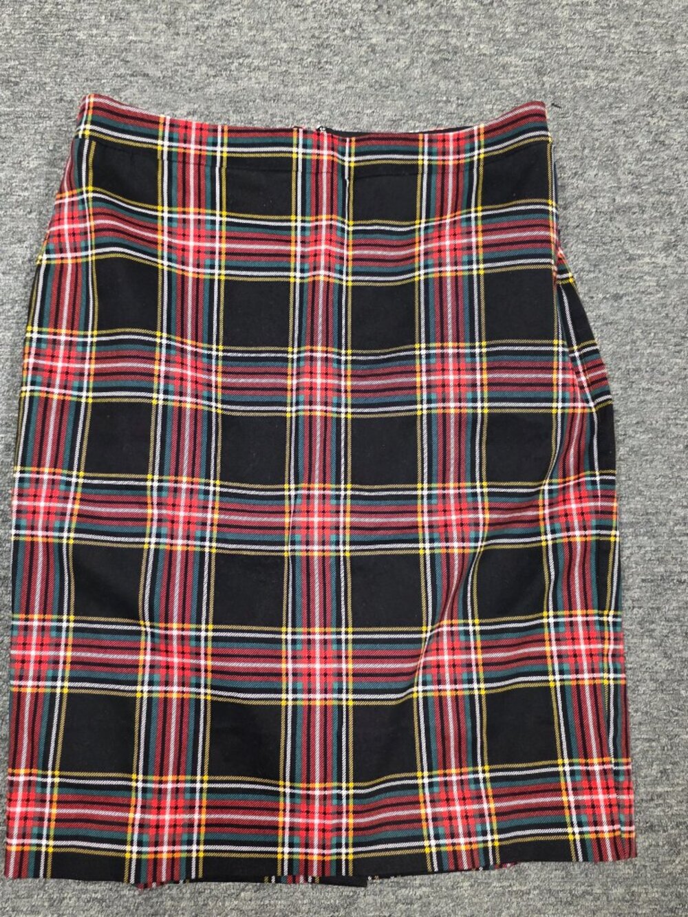 J Crew Tartan pencil skirt
